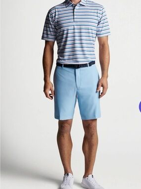 Peter Millar Light Blue Performance Shorts